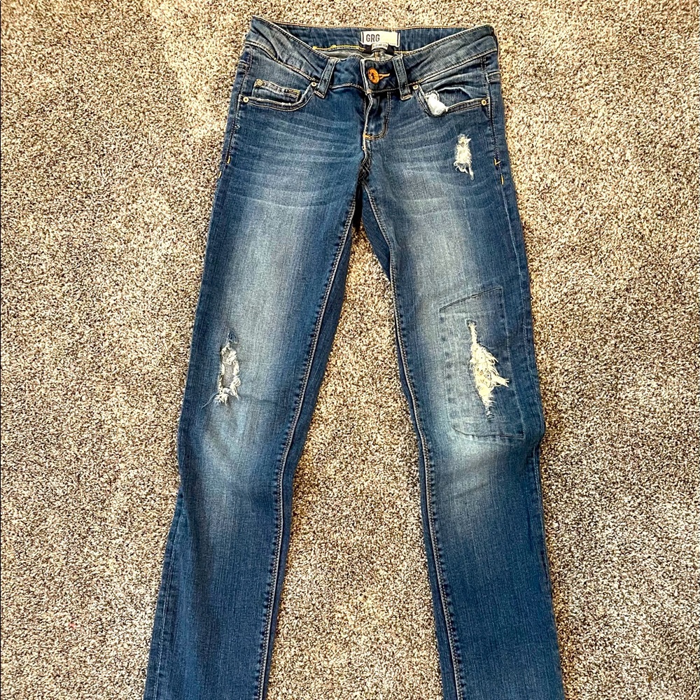 Garage jeans worn twice